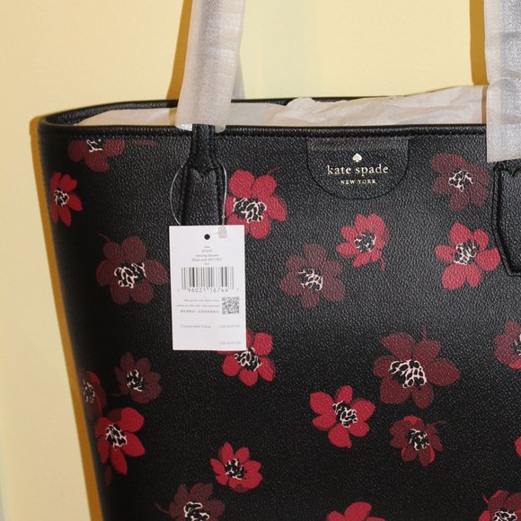 NWT Kate Spade Dancing Blooms Tote - Picture 2 of 5